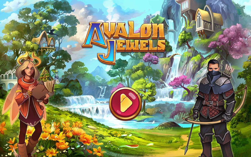 Avalon Jewels title screen