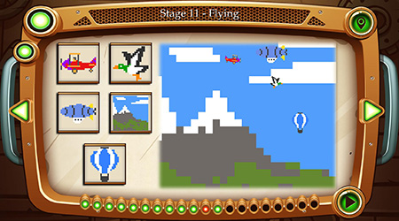 Time Twins Mosaics picross game screenshot